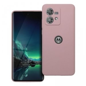 Futerał do Motorola EDGE 40 NEO Silicone 2mm pudrowy róż