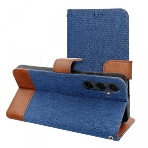 Etui z klapką na Samsung A36 5G Jeans Book niebieskie
