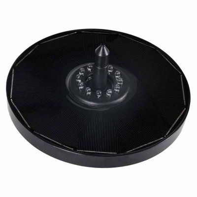 Fontanna solarna LUARO do oczka wodnego ogrodowa pompa pływająca LED RGB 16cm