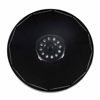 Fontanna solarna LUARO do oczka wodnego ogrodowa pompa pływająca LED RGB 16cm