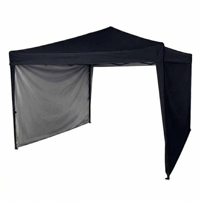 Pawilon ogrodowy LUARO namiot imprezowy handlowy altana 3x3m czarny