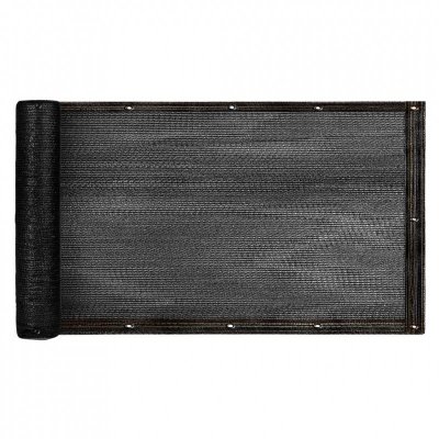 Osłona balkonowa LUARO mata maskująca siatka cieniująca na balkon taras 150g/m2 105x500cm UV