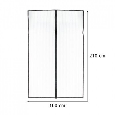Moskitiera siatka magnetyczna LUARO na drzwi solidna mocny magnes 100x210cm