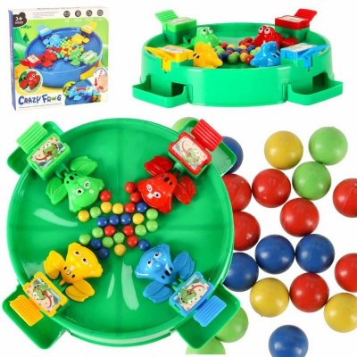 Gra zręcznościowa głodne żabki skaczące żaby 4 graczy 3+ XXL