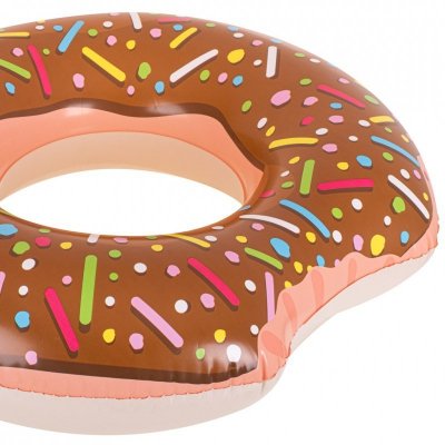 BESTWAY 36188 Kółko do pływania koło dmuchane donut brązowe  107cm max 100 kg