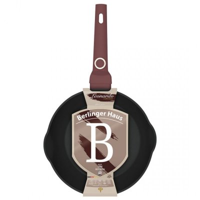 GŁĘBOKA PATELNIA TYTANOWA 24cm BERLINGER HAUS BH-8030 LEONARDO