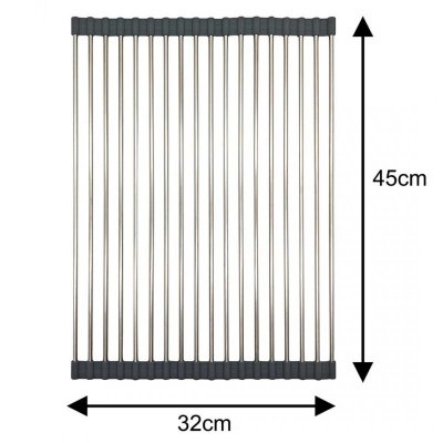 SUSZARKA OCIEKACZ ZWIJANY MATA STALOWA NA ZLEWOZMYWAK KINGHOFF KH-1903