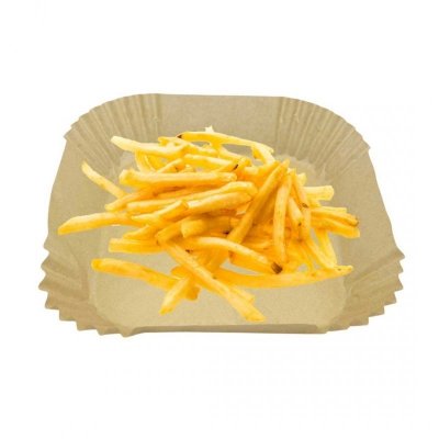 WKŁAD PAPIEROWY DO FRYTOWNICY KWADRATOWY 20x20cm 50szt. ALPENBURG