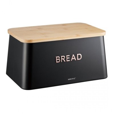 CHLEBAK STALOWY Z DESKĄ DO KROJENIA KINGHOFF KH-1948