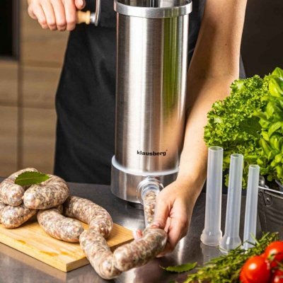 RĘCZNA NADZIEWARKA DO KIEŁBASY 3kg KLAUSBERG KB-7926 PIONOWA