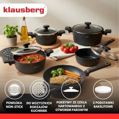 ZESTAW 12 ELEM. GARNKÓW MARMURKOWYCH KLAUSBERG KB-7966