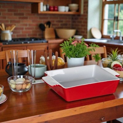 FORMA NACZYNIE CERAMICZNE DO ZAPIEKANIA 39x22 cm BANQUET CULINARIA