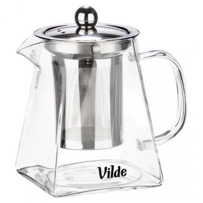 DZBANEK SZKLANY 490ml Z ZAPARZACZEM DO HERBATY ZIÓŁ 259411