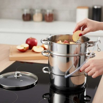 SOKOWNIK PAROWY 8L INDUKCJA GAZ KLAUSBERG KB-9032 GARNEK DO SOKU