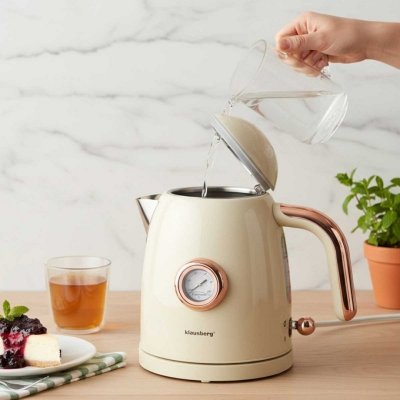 CZAJNIK ELEKTRYCZNY 1L Z TERMOMETREM KLAUSBERG KB-9018