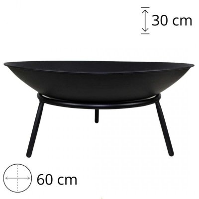 STALOWE PALENISKO OGRODOWE 60cm PALERMO