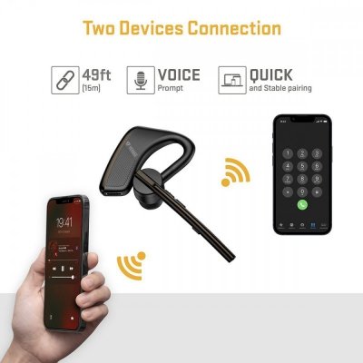 Bezprzewodowy zestaw słuchawkowy YHF F20BK BT Redukcja szumów