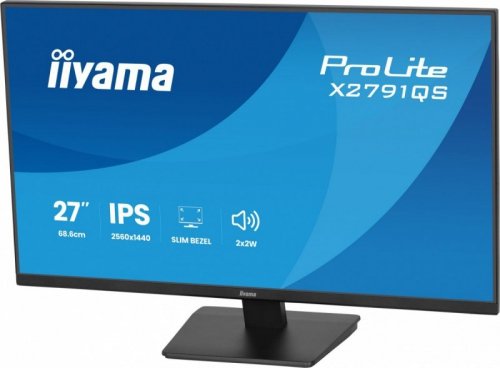 Monitor 27 cali X2791QS-B1 IPS, QHD, 120Hz, HDMI, DP, 2xUSB, 1500:1, 350cd, 2x2W, cienka ramka z 4 stron