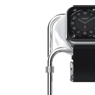 Stojak do Apple Watch SAW-300 ładowanie srebrny