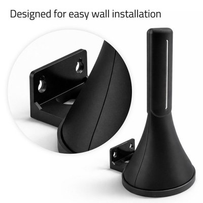 Wewnętrzna antena DVB-T/T2 | wzmacniacz sygnału | 4K | wysoki zysk 32dBi | kabel 4m