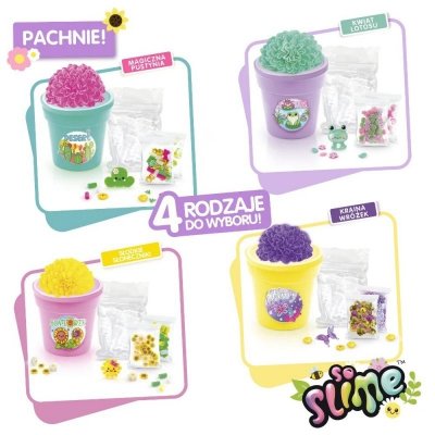 Zestaw kreatywny So Slime Kwiatowe Kreacje - doniczka różowa
