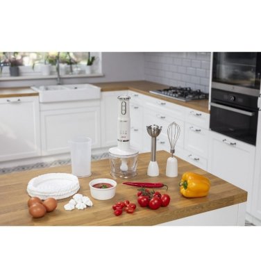 Blender ręczny zestaw MBL-43 biały