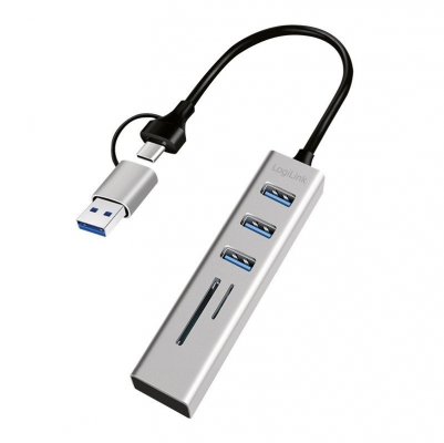 Hub 3xUSB3.0 z czytnikiem kart pamięci