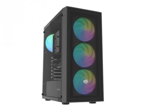 Obudowa Shobo SH8F ARGB Midi tower z oknem czarna