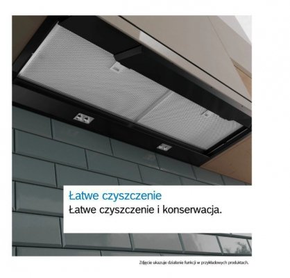 Okap zintegrowany DBB85CC60  Serie 4 80 czarny czyste szkło