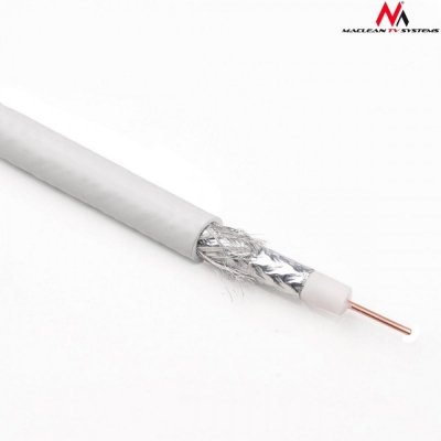 Maclean Kabel przewód koncentryczny satelitarny 1.0CCS RG6 50M MCTV-571