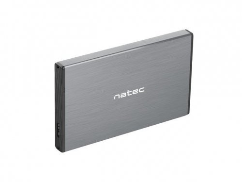 Natec Kieszeń zewnętrzna HDD/SSD Sata Rhino Go 2,5 USB 3.0 szara