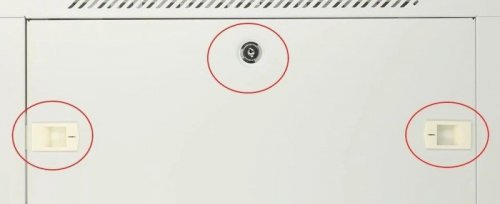 Extralink Szafka wisząca rack 6U 600x450 szara z metalowymi drzwiami