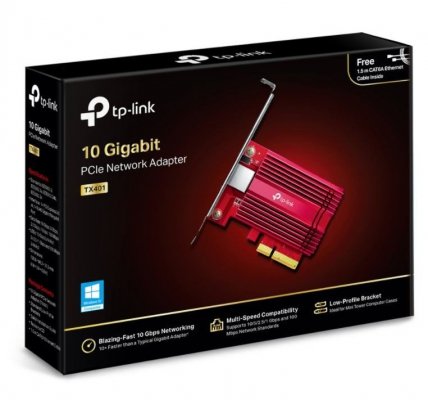 TP-LINK Karta Sieciowa TX401  PCI-E 1x10Gb