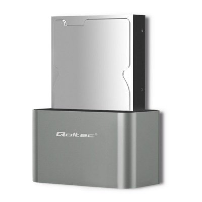 Qoltec Stacja dokująca dysków HDD/SSD | 2.5&quot;/3.5&quot; SATA | USB 3.0