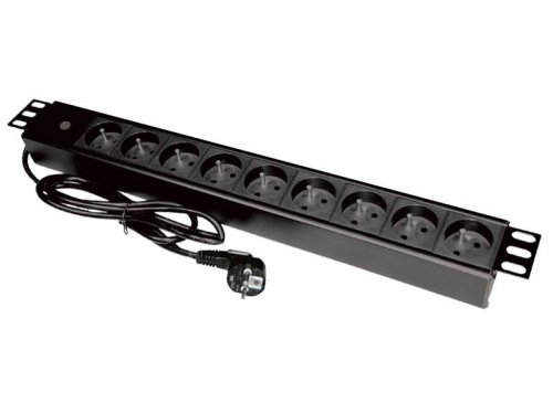ALANTEC Listwa zasilająca 19&quot; 9xCEE 7/5 wtyk CEE 7/7