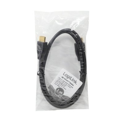 Kabel HDMI 4K/60Hz, CCS , czarny, 1m