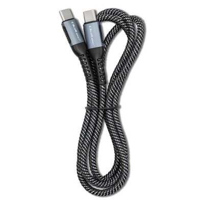 Qoltec Kabel USB 2.0 typ C | USB 2.0 typ C 100W | QC 3.0| PD | 1.5m |   Czarny
