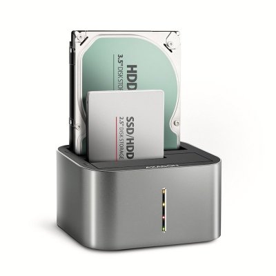AXAGON ADSA-DC Stacja dokująca USB 3.2 Gen 1 - 2x SATA 6G 2.5&quot;/3.5&quot; SSD/HDD