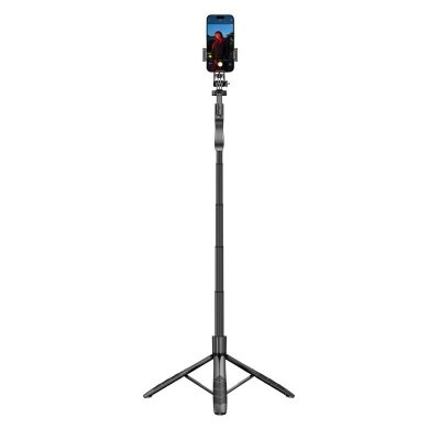 CRONG SelfieGo Ultra Aluminiowy selfie stick Bluetooth tripod (33-157,5cm)