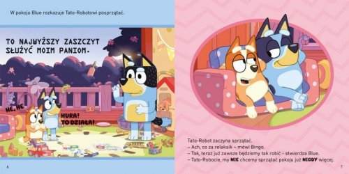 Harper Collins Książeczka Bluey. Tato-robot. Moja czytanka