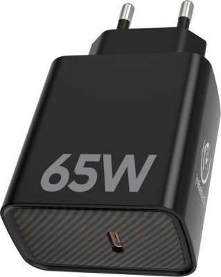 Rebeltec Zasilacz PD65W USB-C uniwersalny do notebooków, smartfonów, tabletów, power banków oraz innych urządzeń z gniazdem zasi