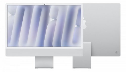 Apple iMac 24 cale: M4 10/10, 16GB, 256GB SSD - Srebrny Nano