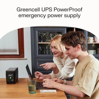 Green Cell Zasilacz awaryjny UPS 700W/1000VA czysta sinusoida