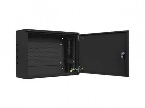 Lanberg Szafa instalacyjna rack wisząca 19 cali 6U+3U 540x200 niskoprofilowa (złożona) czarna
