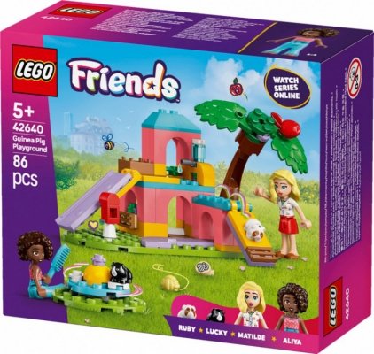 LEGO Klocki Friends 42640 Plac zabaw dla świnek morskich