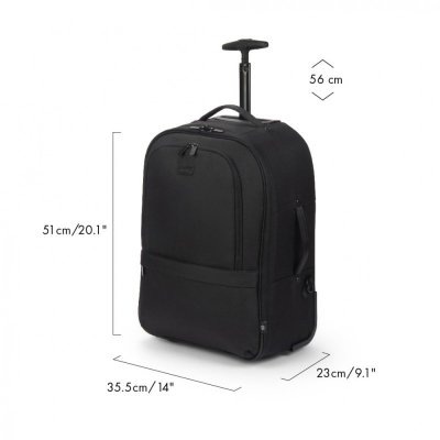 DICOTA Plecak Roller Eco CORE 14-16 cali Czarny