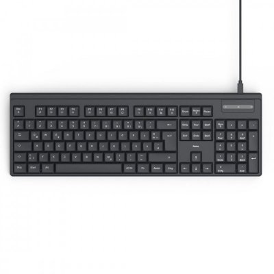 Hama Klawiatura CK-100 przewodowa Czarna