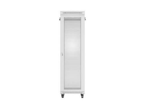 Lanberg Szafa instalacyjna rack stojąca 19 cali 42U 600x800 drzwi perforowane LCD szara (Flat pack)