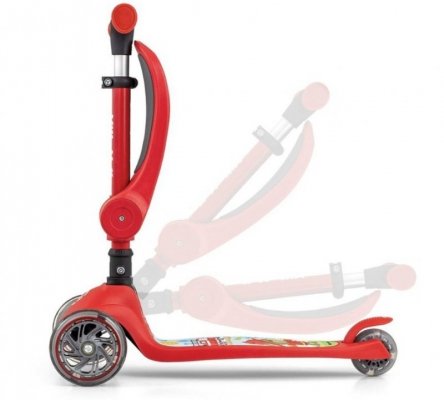 Milly Mally Hulajnoga Scooter Fuzzy Red
