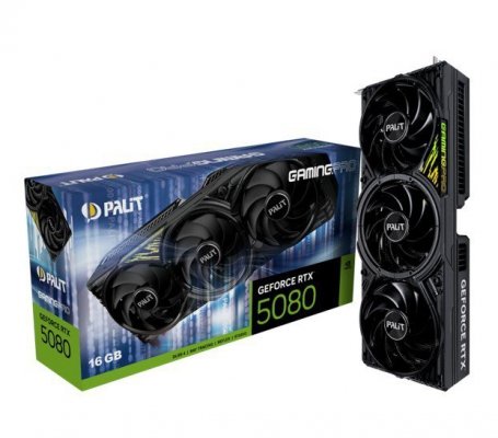 Palit Karta graficzna RTX 5080 GAMING PRO 16GB GDDR7 256bit 3DP/HDMI